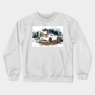 Porsche Cayman - Watercolour Crewneck Sweatshirt